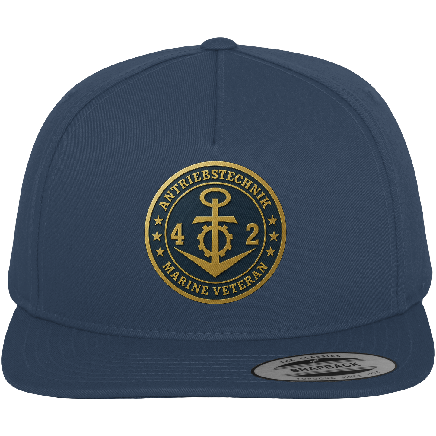 Marine Veteran 42er ANTRIEBSTECHNIK - Metalleffekt - Premium Snapback