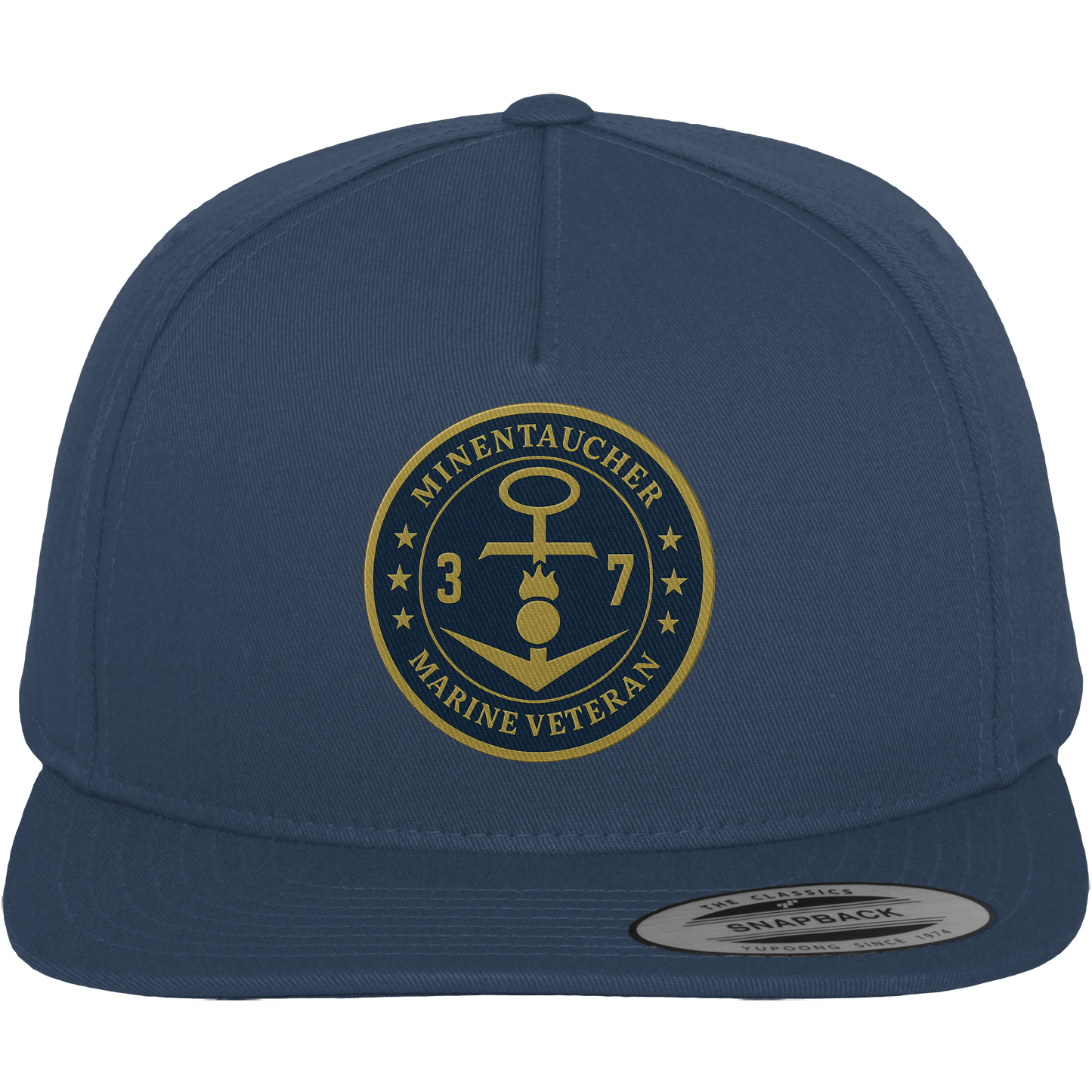 Marine Veteran 37er MINENTAUCHER - Metalleffekt - Premium Snapback