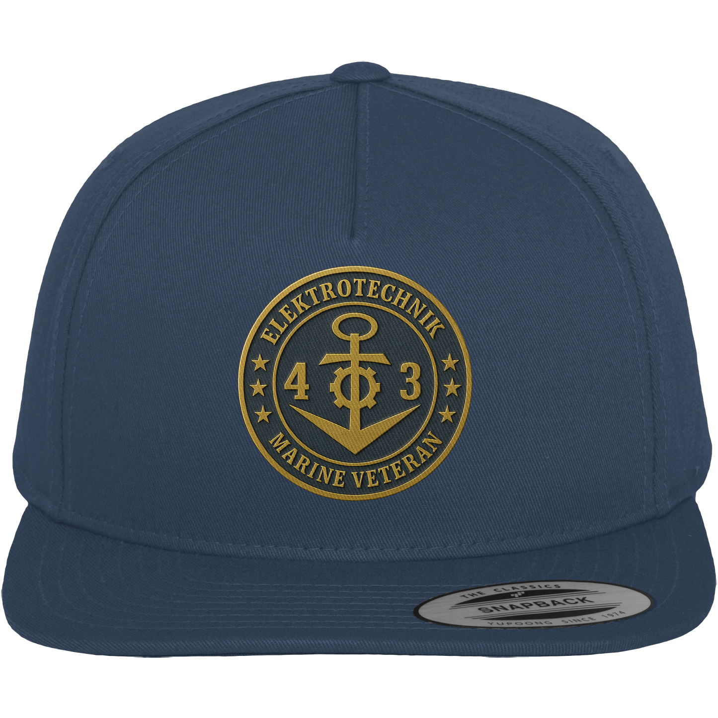 Marine Veteran 43er ELEKTROTECHNIK - Metalleffekt - Premium Snapback