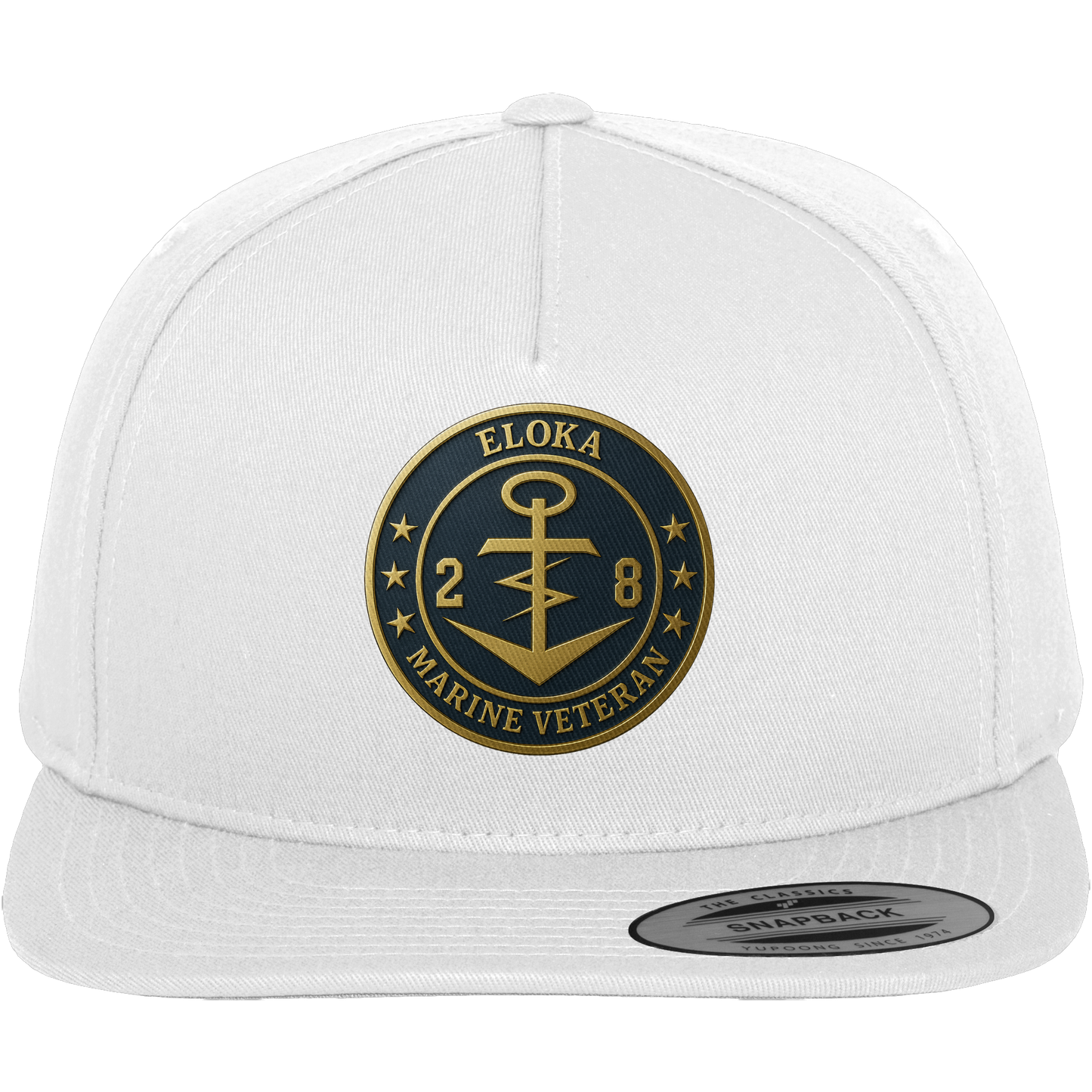 Marine Veteran 28er ELOKA - Metalleffekt - Premium Snapback