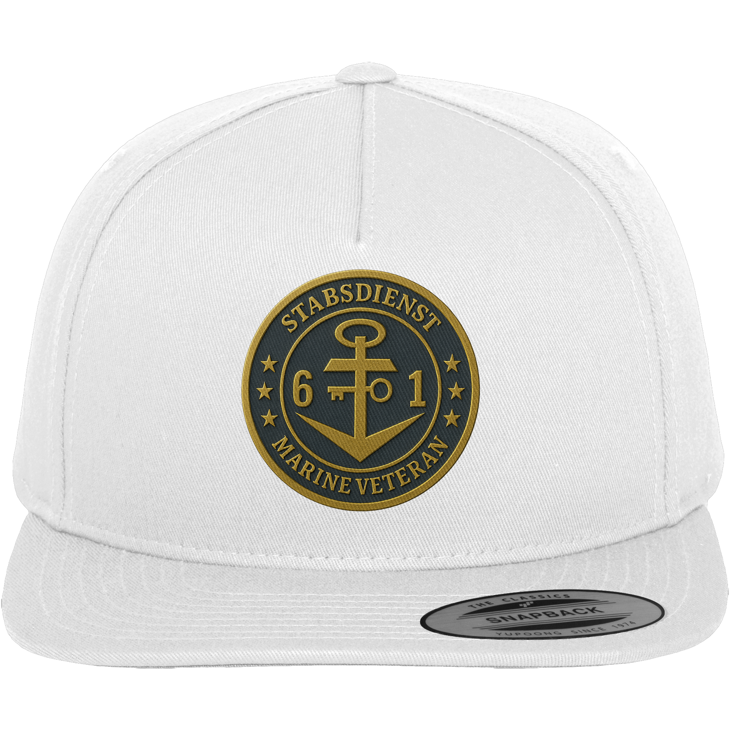 Marine Veteran 61er STABSDIENST - Metalleffekt - Premium Snapback