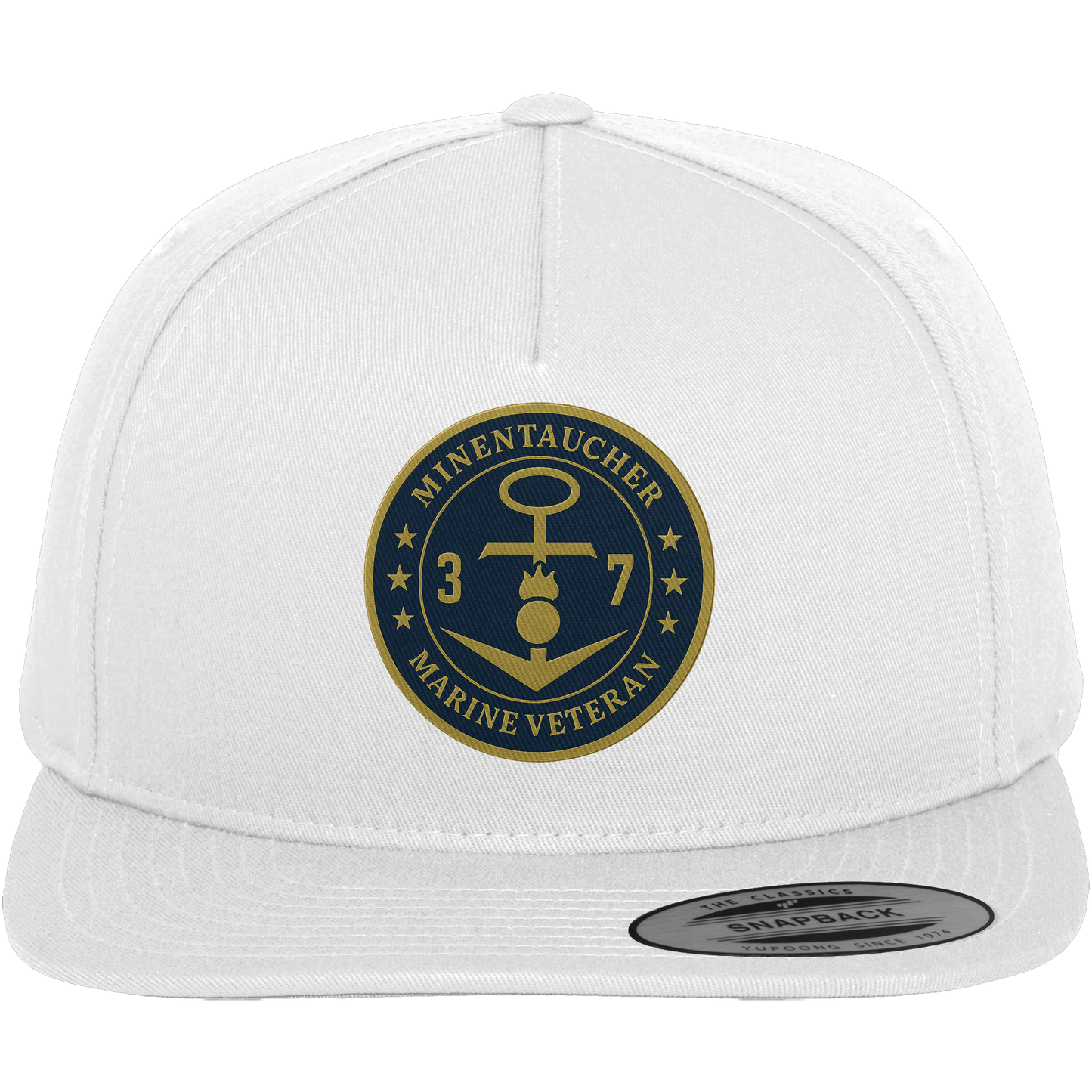 Marine Veteran 37er MINENTAUCHER - Metalleffekt - Premium Snapback