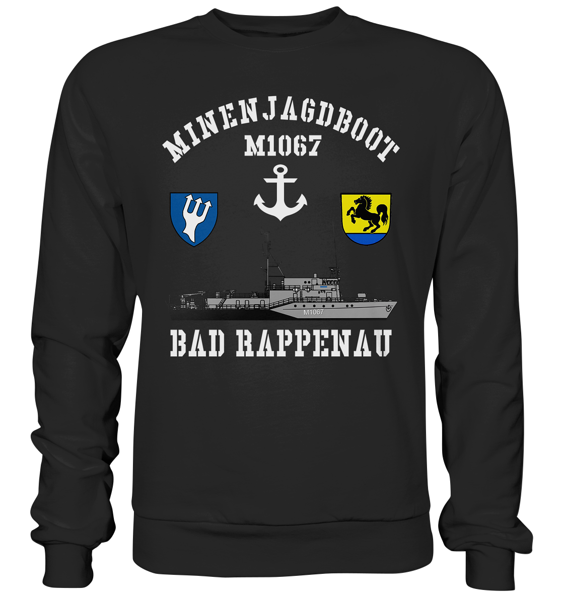 Mij.-Boot M1067 BAD RAPPENAU 5.MSG - Premium Sweatshirt