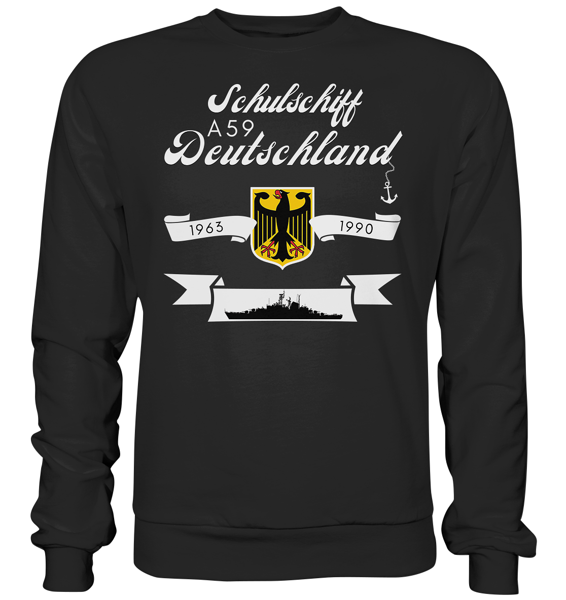 Schulschiffe A59 DEUTSCHLAND 1963-1990 - Premium Sweatshirt
