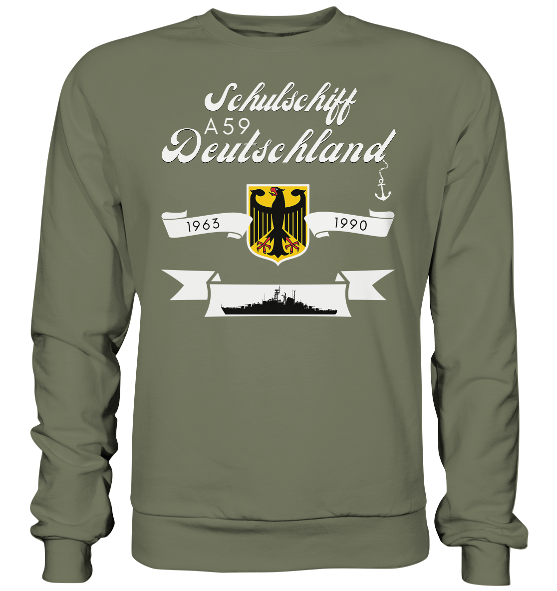 Schulschiffe A59 DEUTSCHLAND 1963-1990 - Premium Sweatshirt