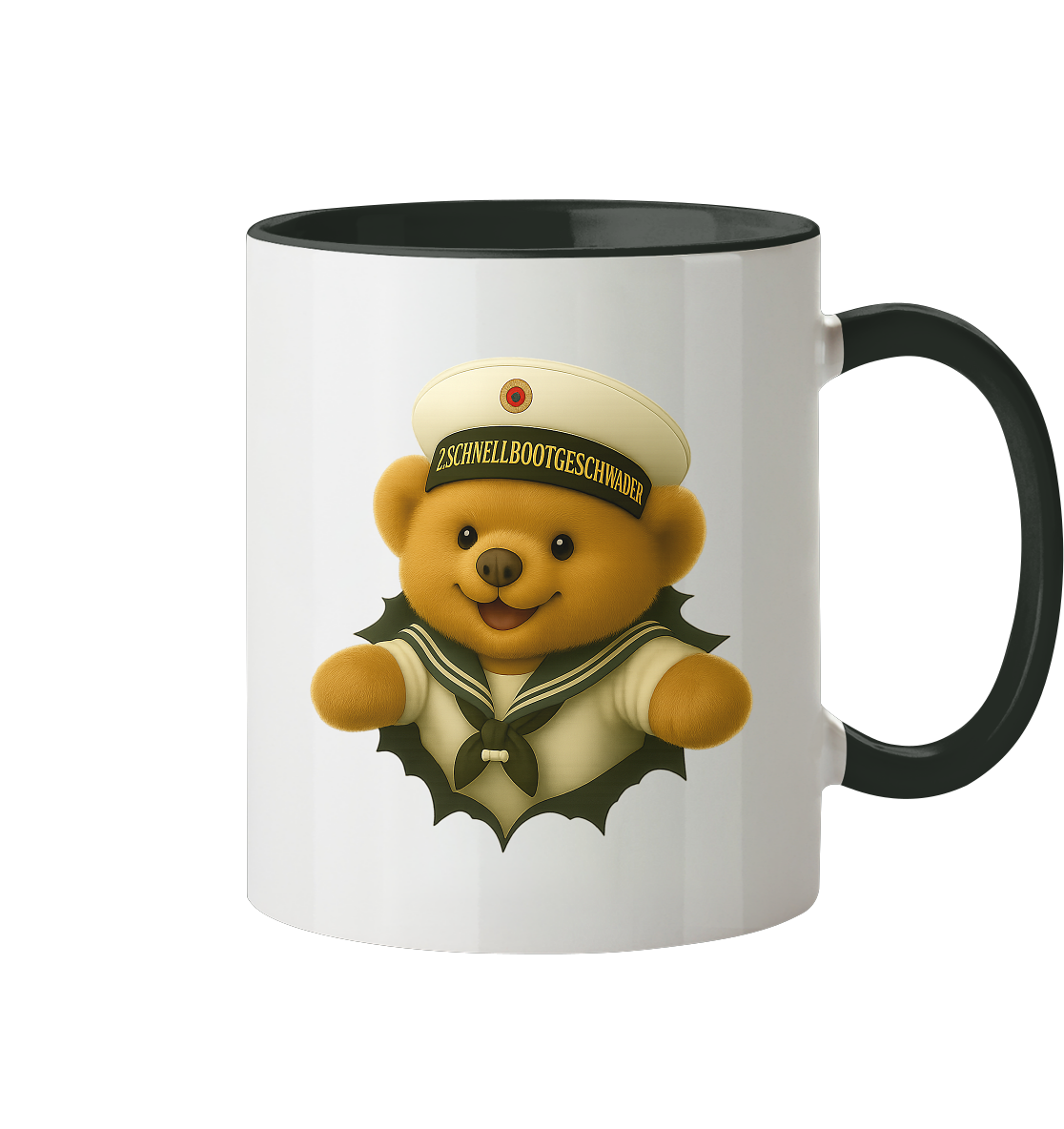Teddy 2. SCHNELLBOOTGESCHWADER - Tasse zweifarbig