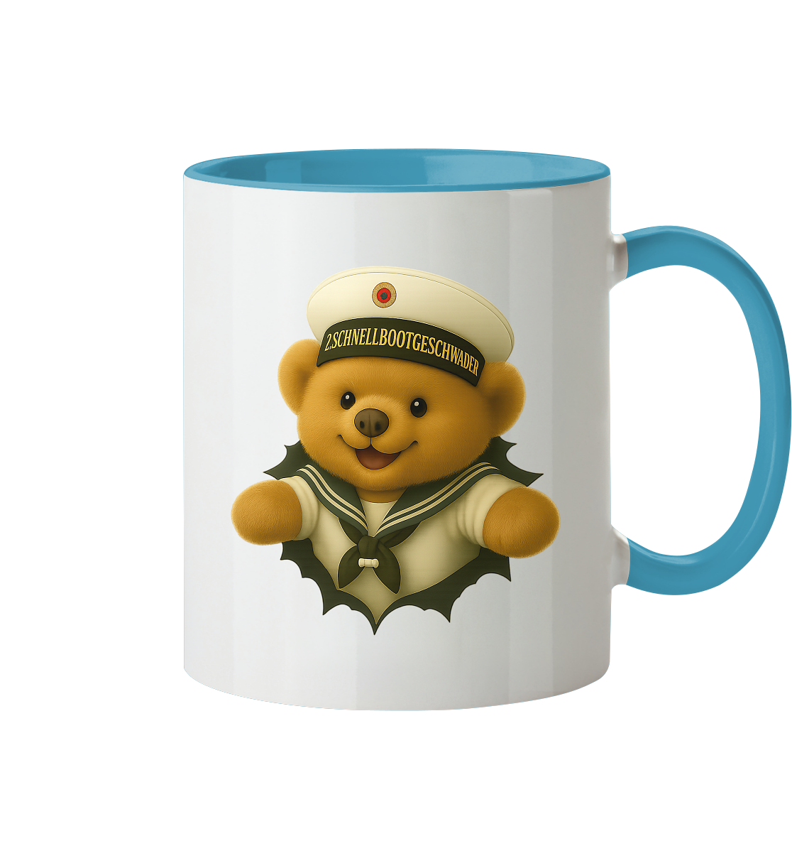 Teddy 2. SCHNELLBOOTGESCHWADER - Tasse zweifarbig