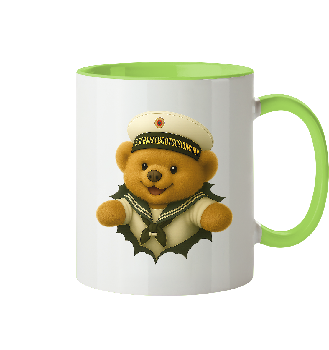 Teddy 2. SCHNELLBOOTGESCHWADER - Tasse zweifarbig