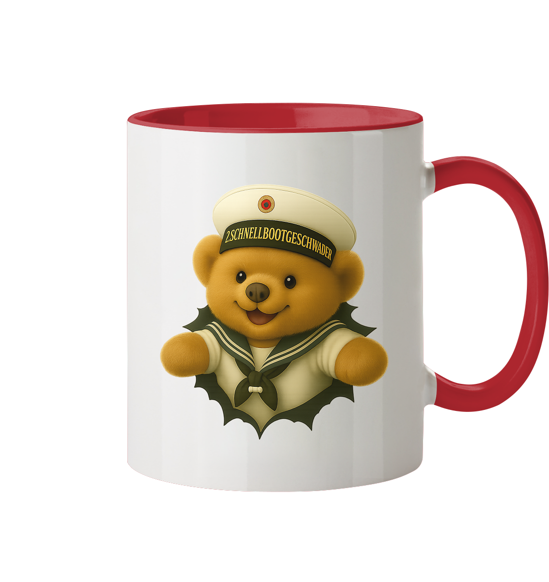 Teddy 2. SCHNELLBOOTGESCHWADER - Tasse zweifarbig
