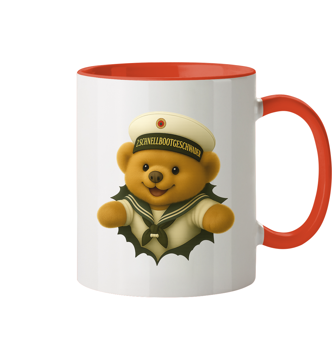 Teddy 2. SCHNELLBOOTGESCHWADER - Tasse zweifarbig