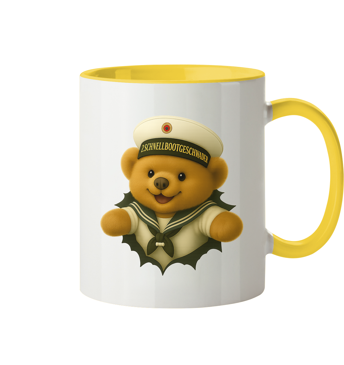 Teddy 2. SCHNELLBOOTGESCHWADER - Tasse zweifarbig