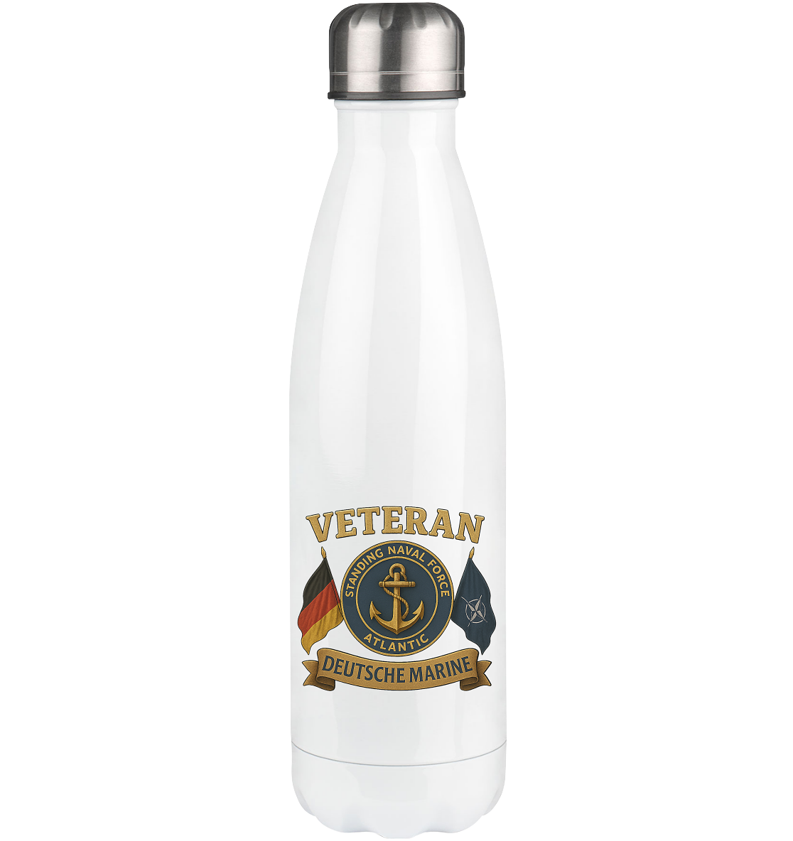 Veteran DEUTSCHE MARINE SNFL - Thermoflasche 500ml