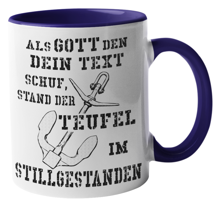 Kaffeebecher Als Gott..... Personalisiert
