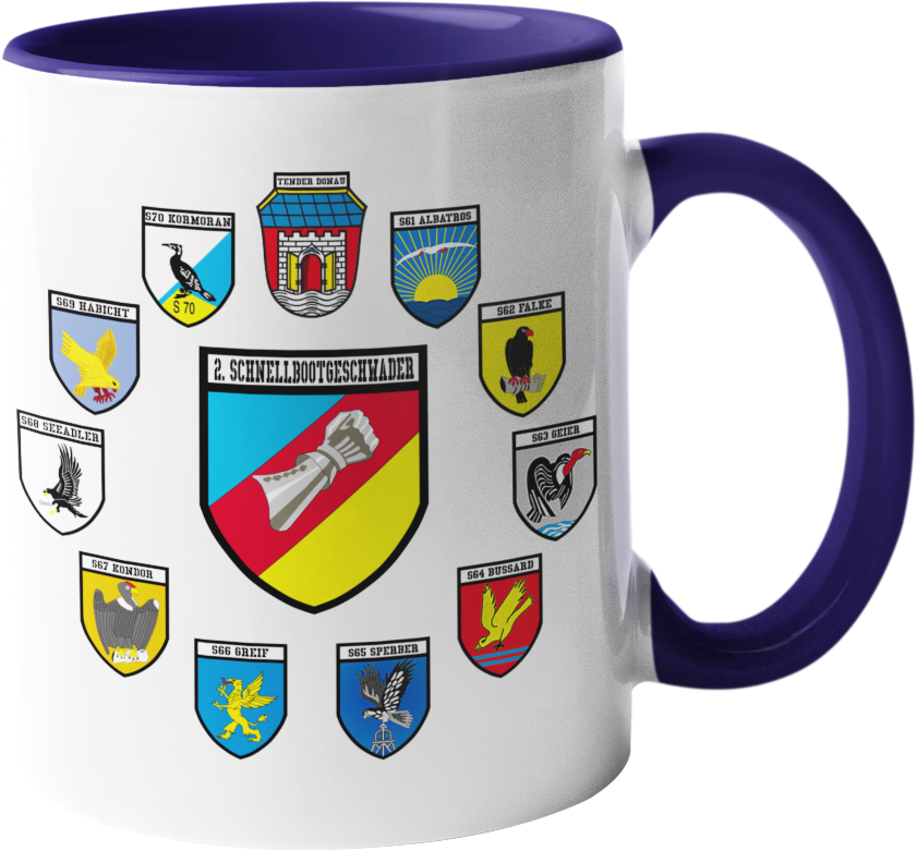 Kaffeebecher 2. Schnellbootgeschwader bis Oktober 1999
