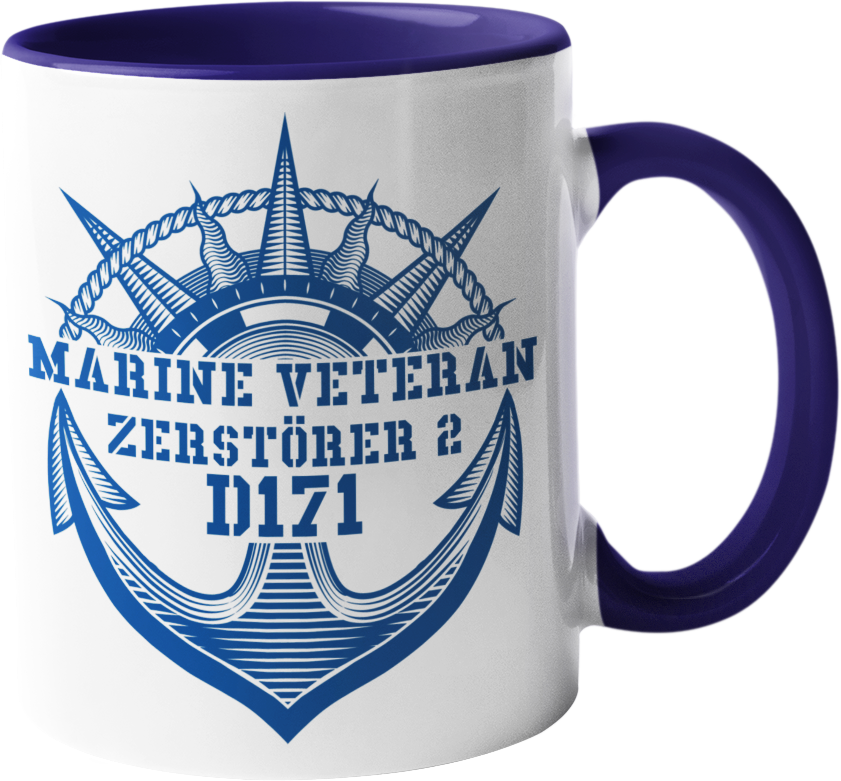 Kaffeebecher MARINE VETERAN D171 ZERSTÖRER 2
