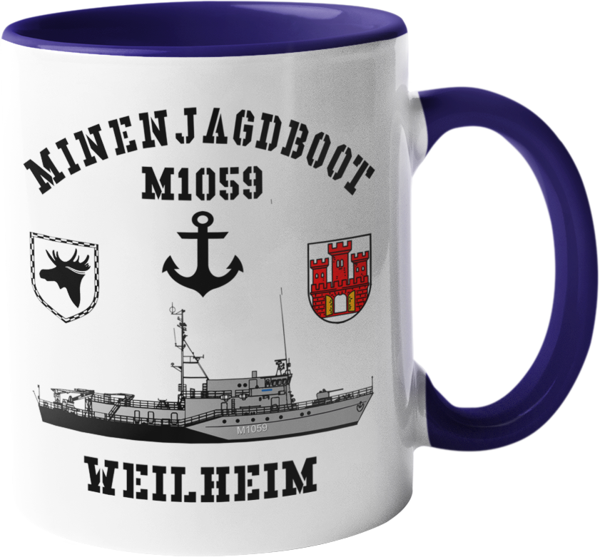 Kaffeebecher Mij.-Boot M1059 WEILHEIM 3.MSG