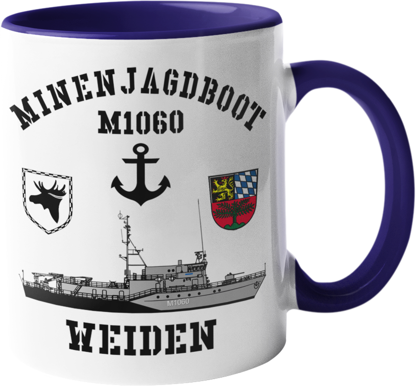 Kaffeebecher Mij.-Boot M1060 WEIDEN 3.MSG