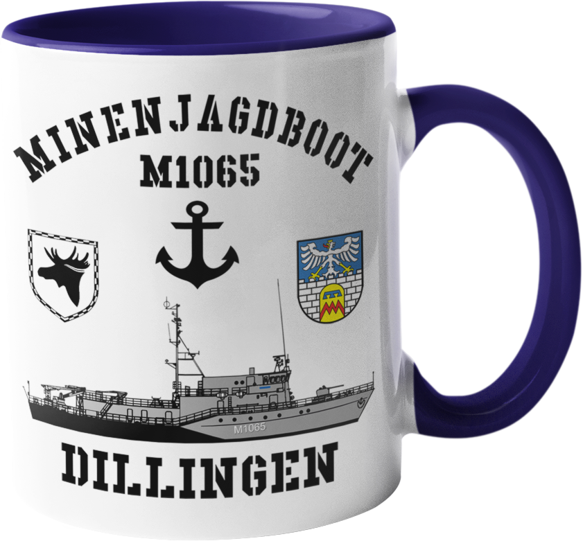 Kaffeebecher Mij.-Boot M1065 DILLINGEN 3.MSG