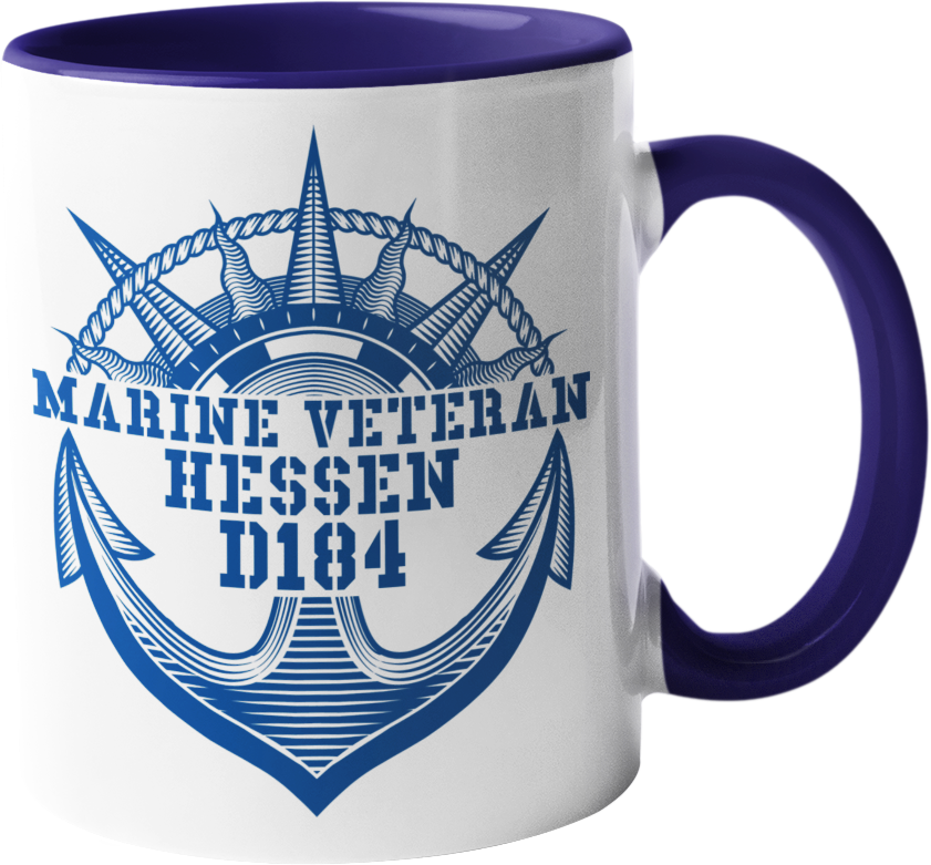 Kaffeebecher MARINE VETERAN D184 HESSEN