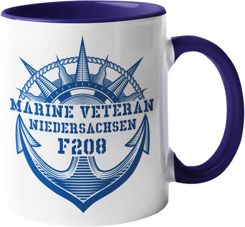 Kaffeebecher Marine Veteran Fregatte F208 NIEDERSACHSEN