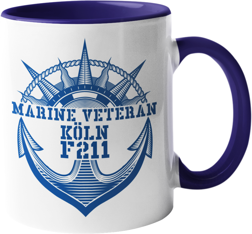 Kaffeebecher Marine Veteran Fregatte F211 KÖLN