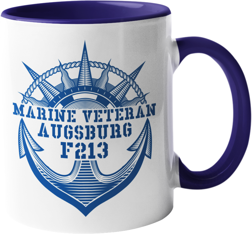 Kaffeebecher Marine Veteran Fregatte F213 AUGSBURG