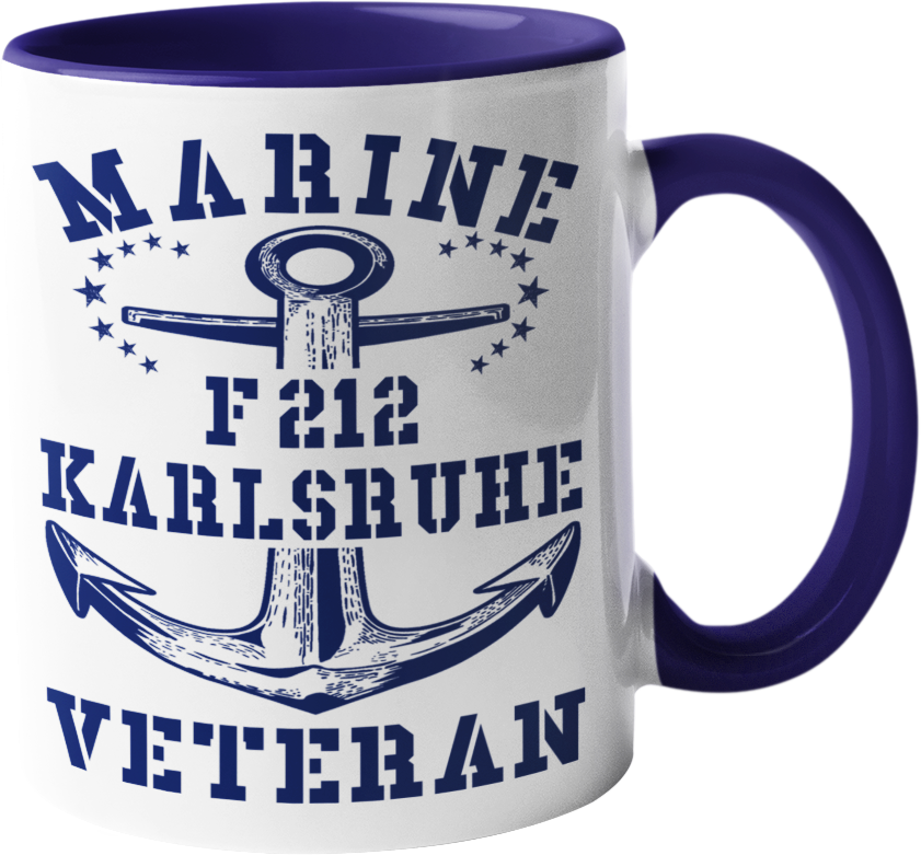 Kaffeebecher Fregatte F212 KARLSRUHE MV Anker