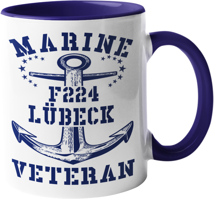 Kaffeebecher Fregatte F224 LÜBECK MV ANKER