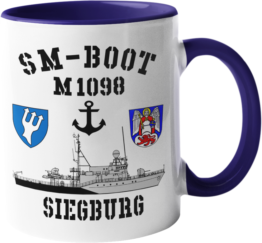 Kaffeebecher SM-Boot M1098 SIEGBURG Anker