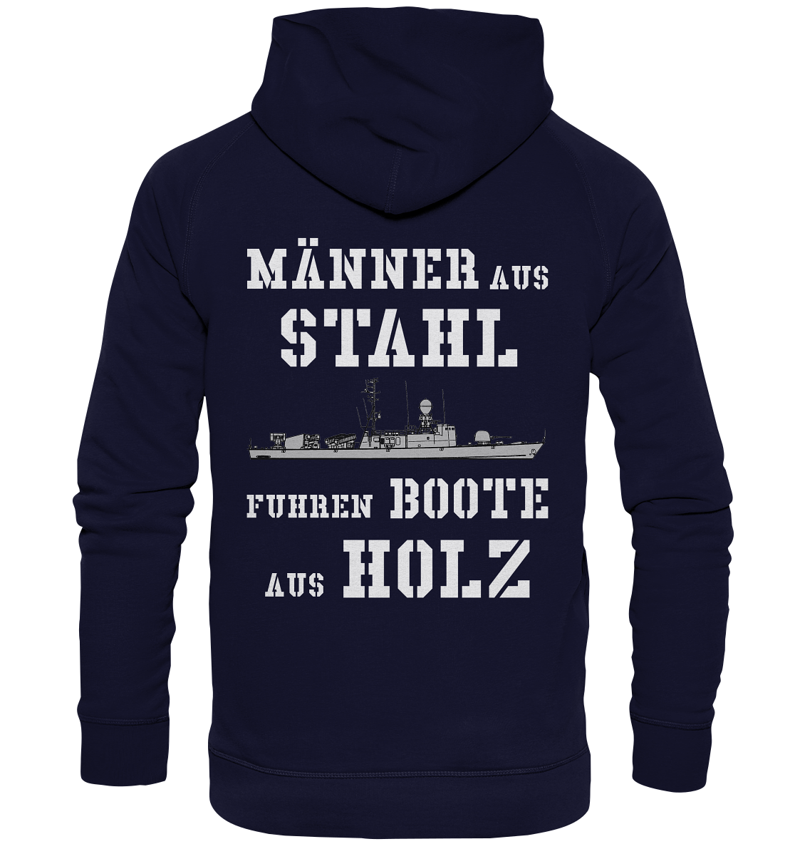 Männer aus Stahl... 143A Rückendruck - Basic Unisex Hoodie