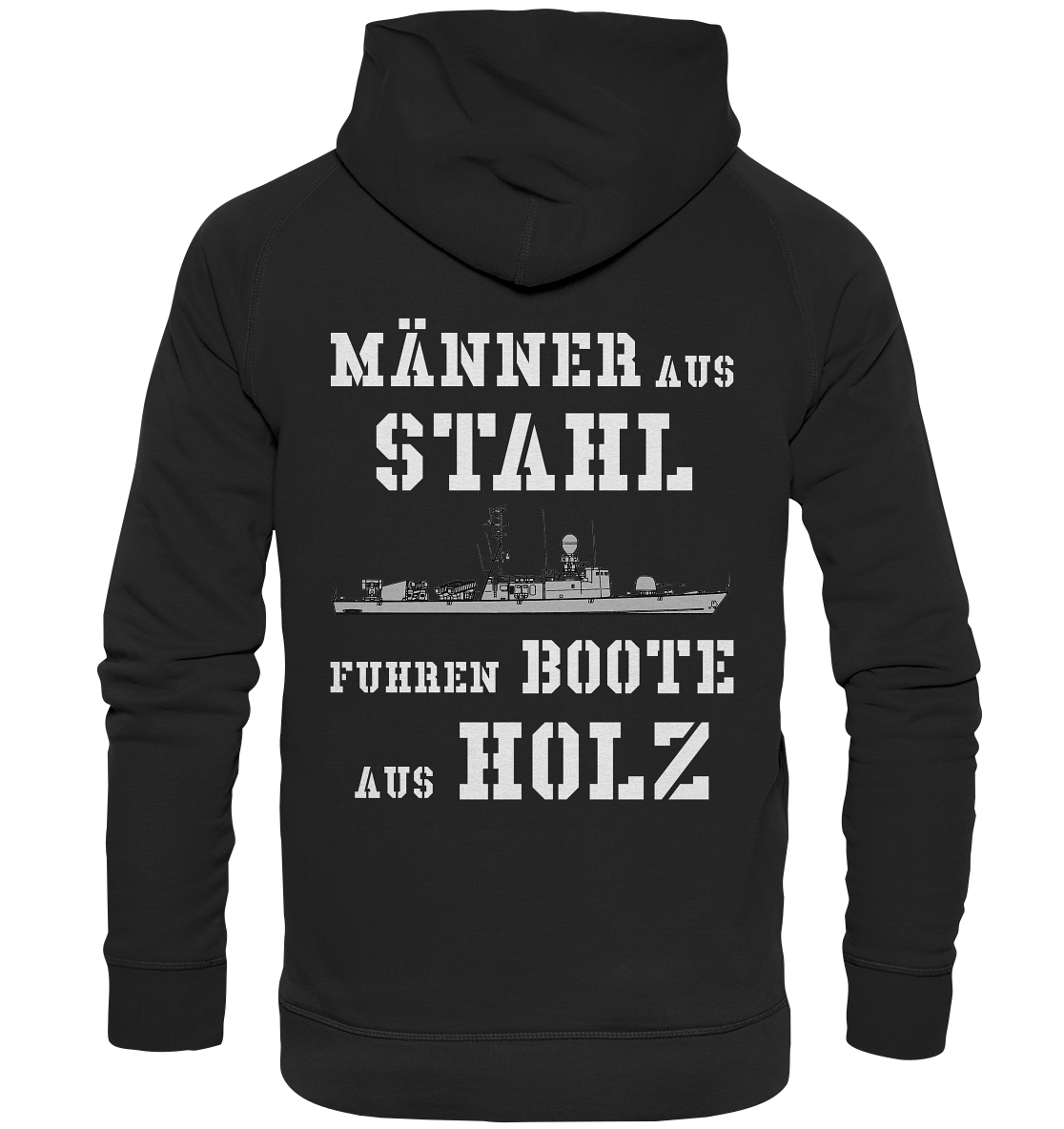 Männer aus Stahl... 143A Rückendruck - Basic Unisex Hoodie