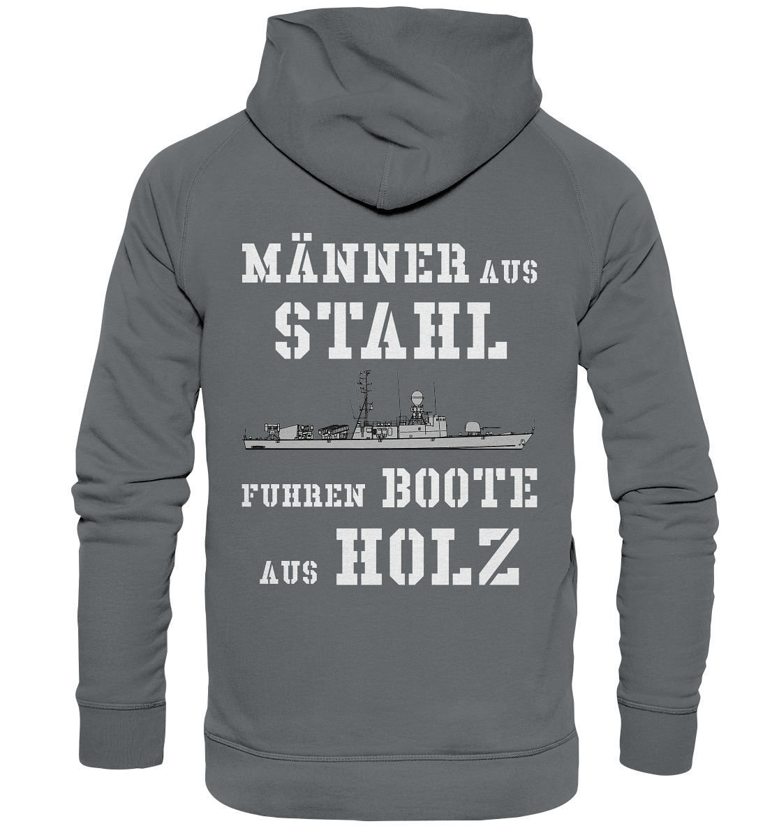 Männer aus Stahl... 143A Rückendruck - Basic Unisex Hoodie