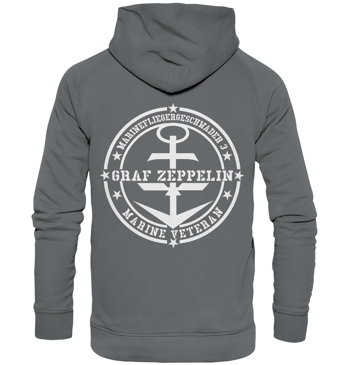 Marinefliegergeschwader 3 Marine Veteran Rückendruck - Basic Unisex Hoodie