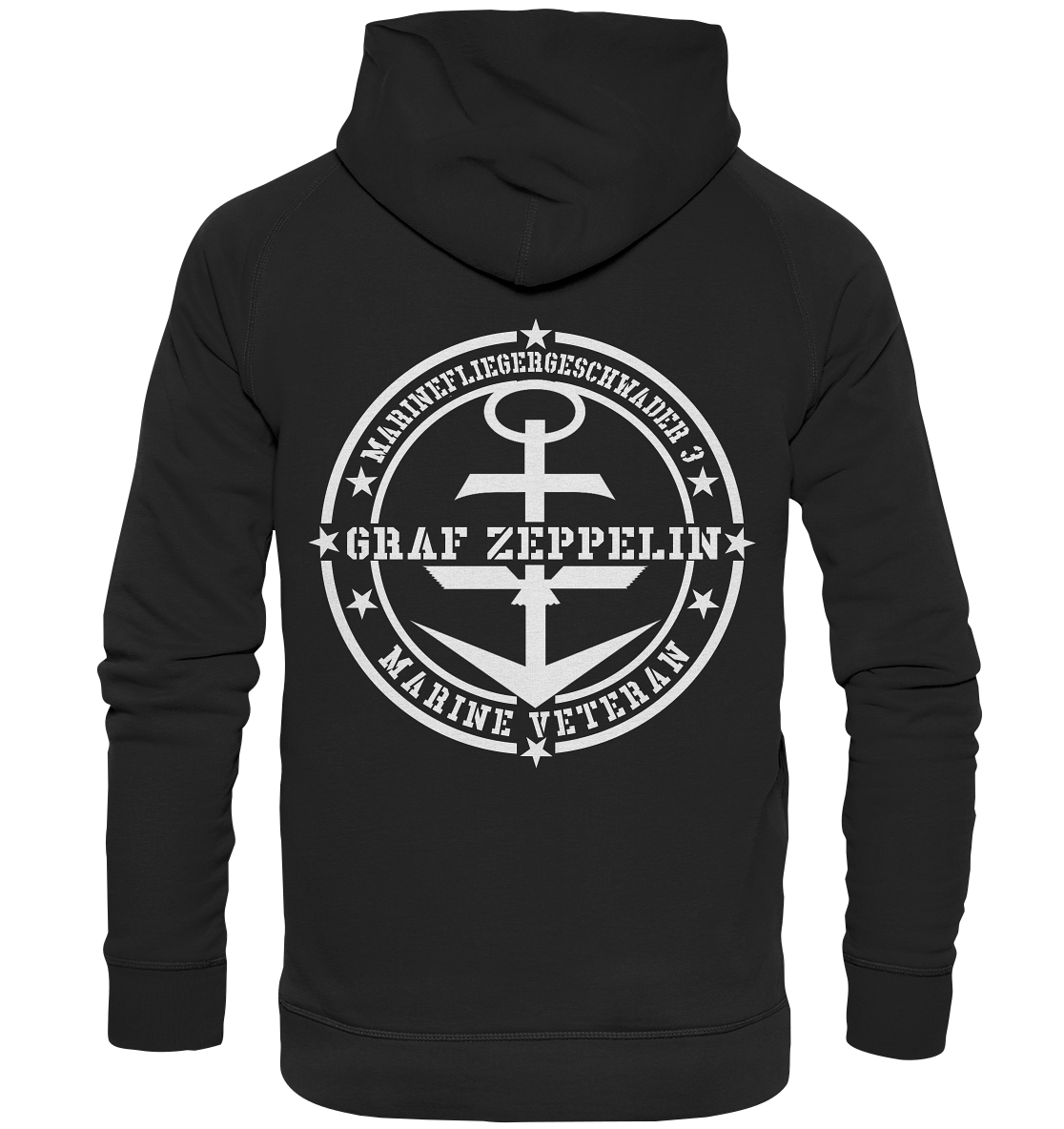 Marinefliegergeschwader 3 Marine Veteran Rückendruck - Basic Unisex Hoodie XL