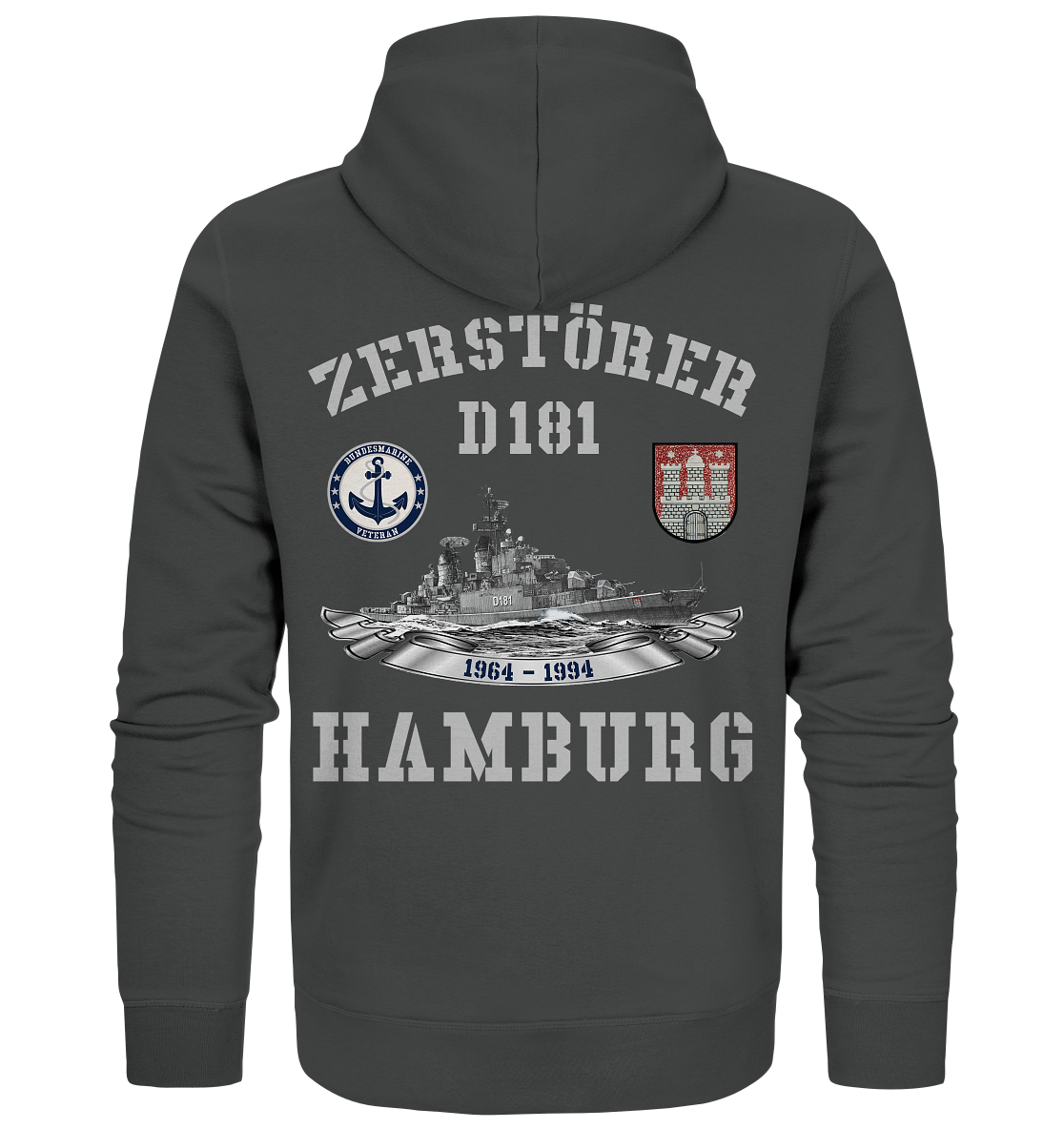 2. ZG Zerstörer D181 HAMBURG; beidseitiger Druck - Organic Zipper