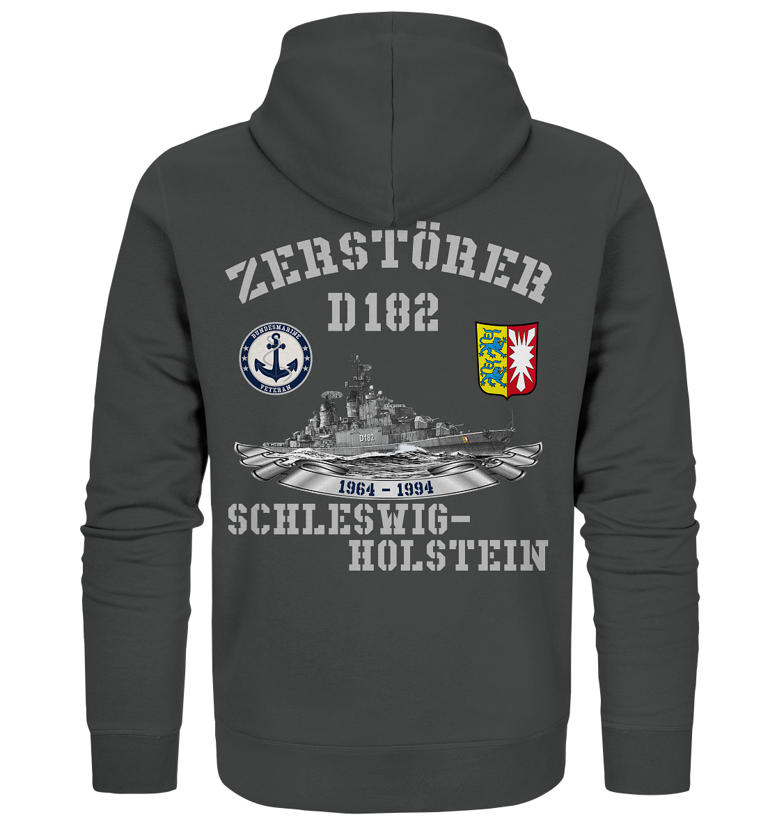 2. ZG Zerstörer D182 SCHLESWIG-HOLSTEIN; beidseitiger Druck - Organic Zipper