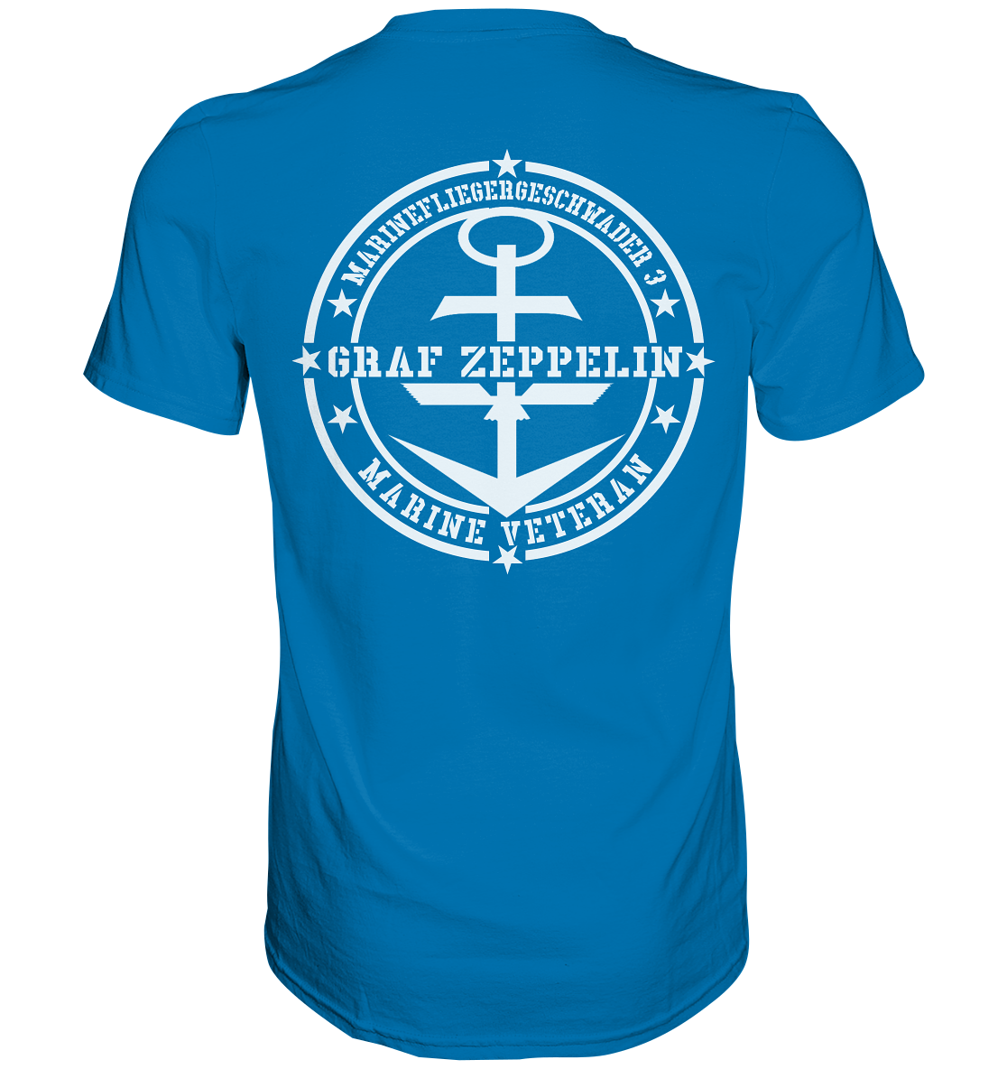 Marinefliegergeschwader 3 Marine Veteran Rückendruck - Premium Shirt