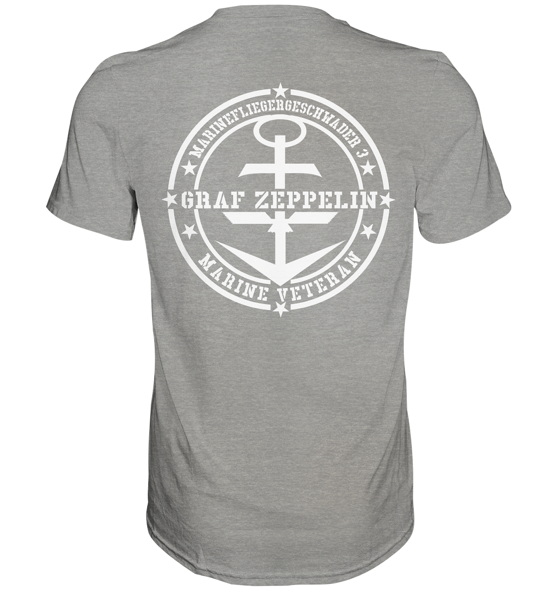 Marinefliegergeschwader 3 Marine Veteran Rückendruck - Premium Shirt