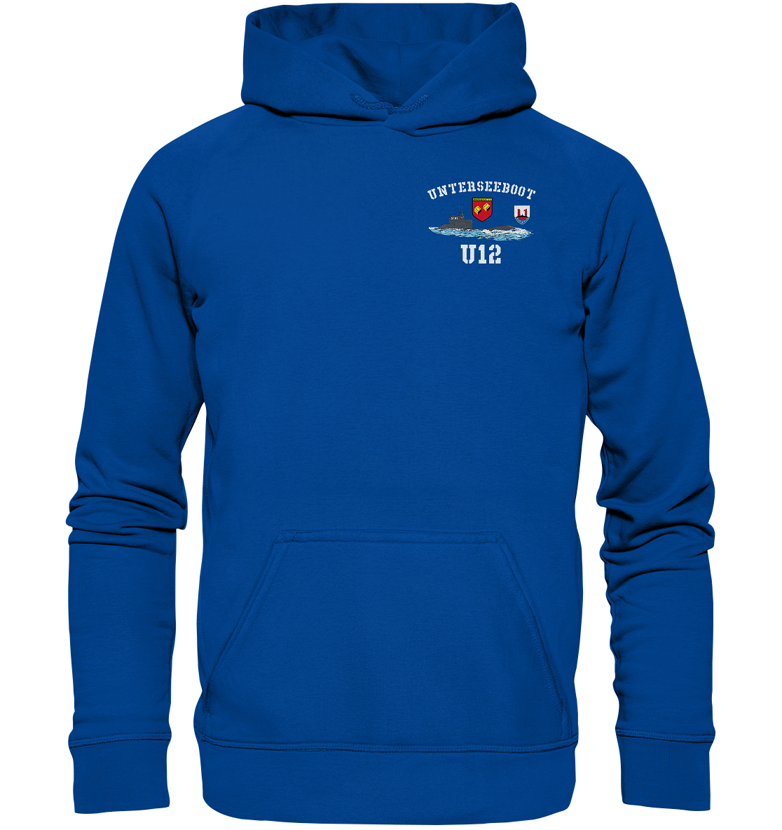 U-Boot 12 Brustlogo - Basic Unisex Hoodie