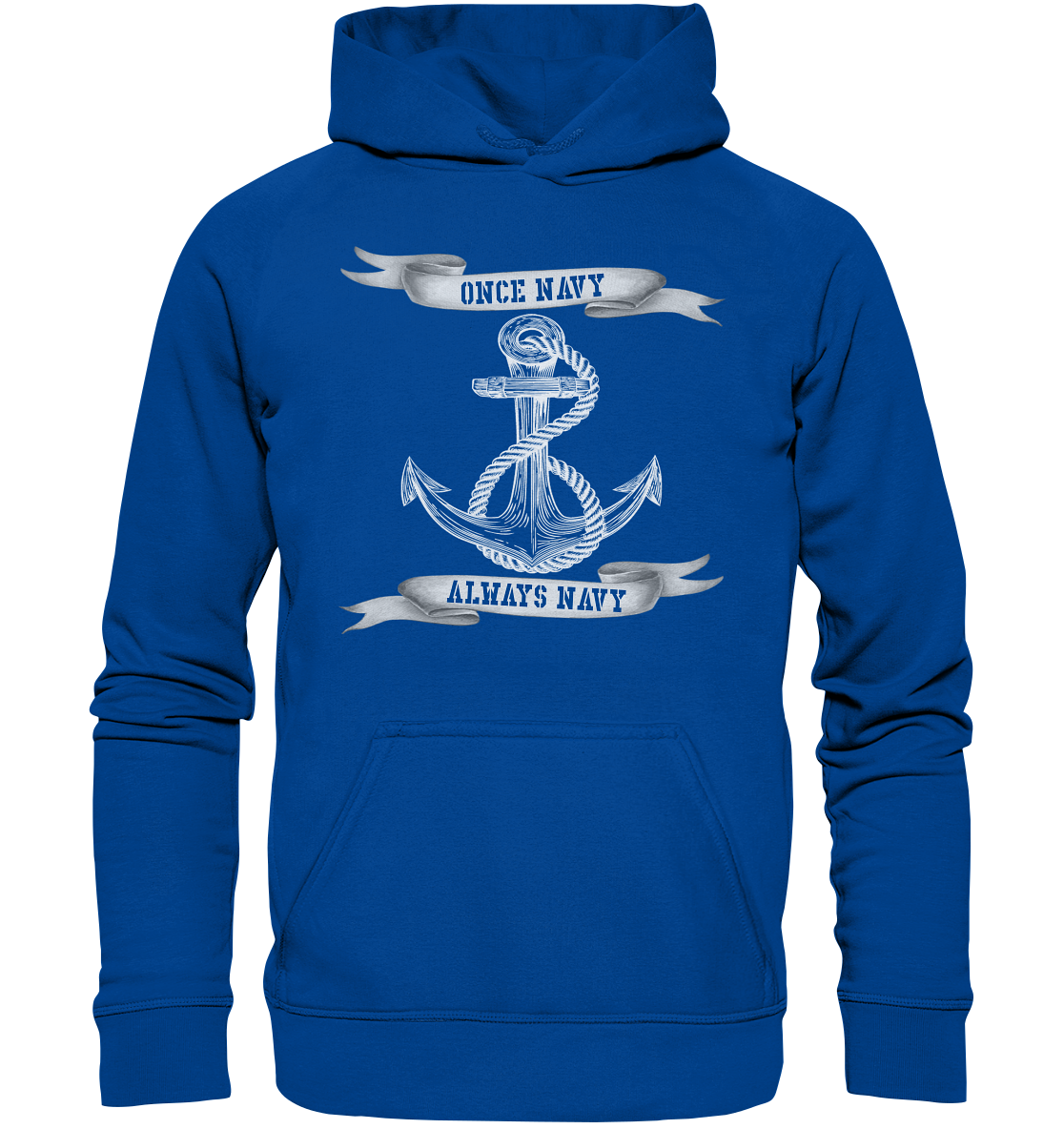 ANKER once Navy - always Navy - Basic Unisex Hoodie