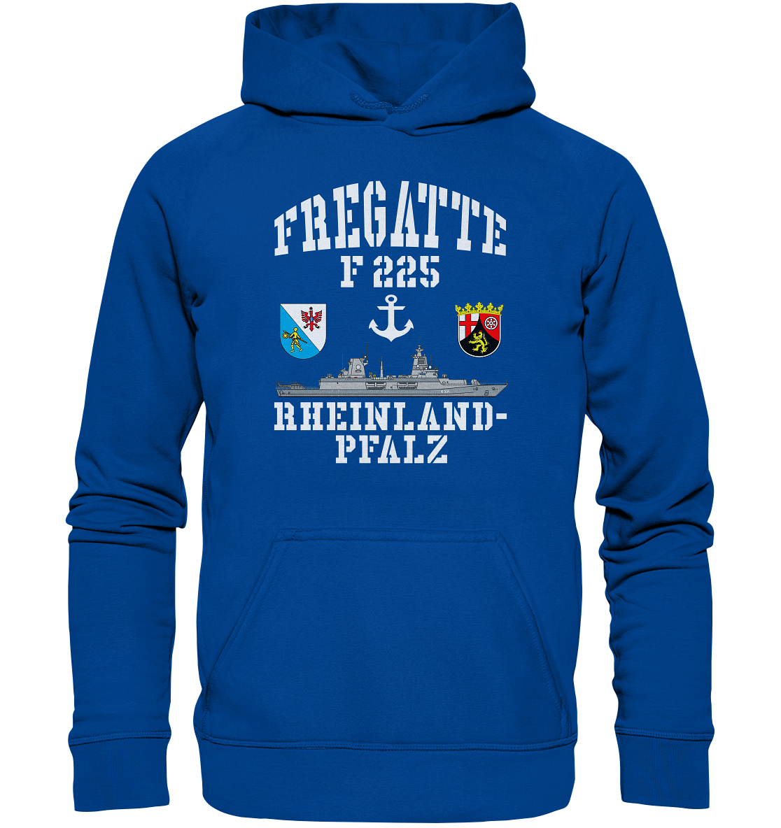 Fregatte F225 RHEINLAND-PFALZ Anker - Basic Unisex Hoodie