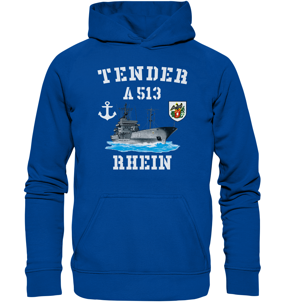 Tender A513 RHEIN Anker - Basic Unisex Hoodie