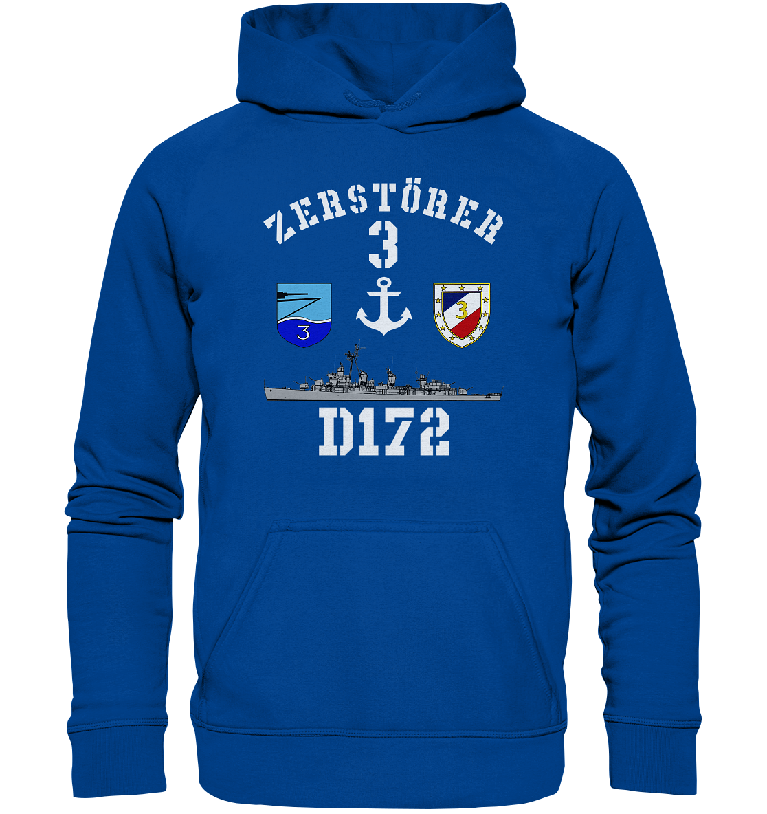 D172 ZERSTÖRER 3 Anker - Basic Unisex Hoodie