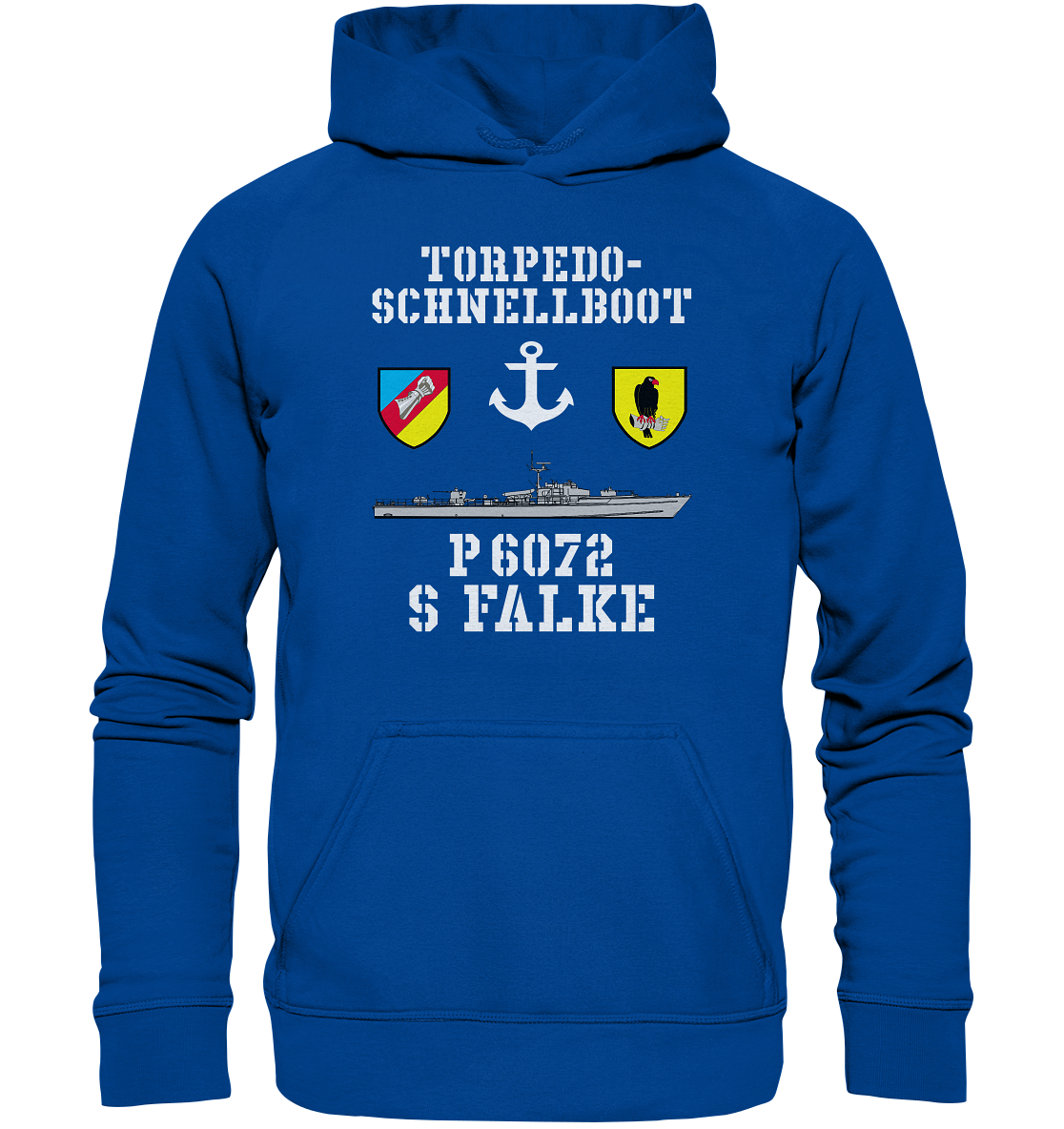Torpedo-Schnellboot P6072 FALKE Anker - Basic Unisex Hoodie