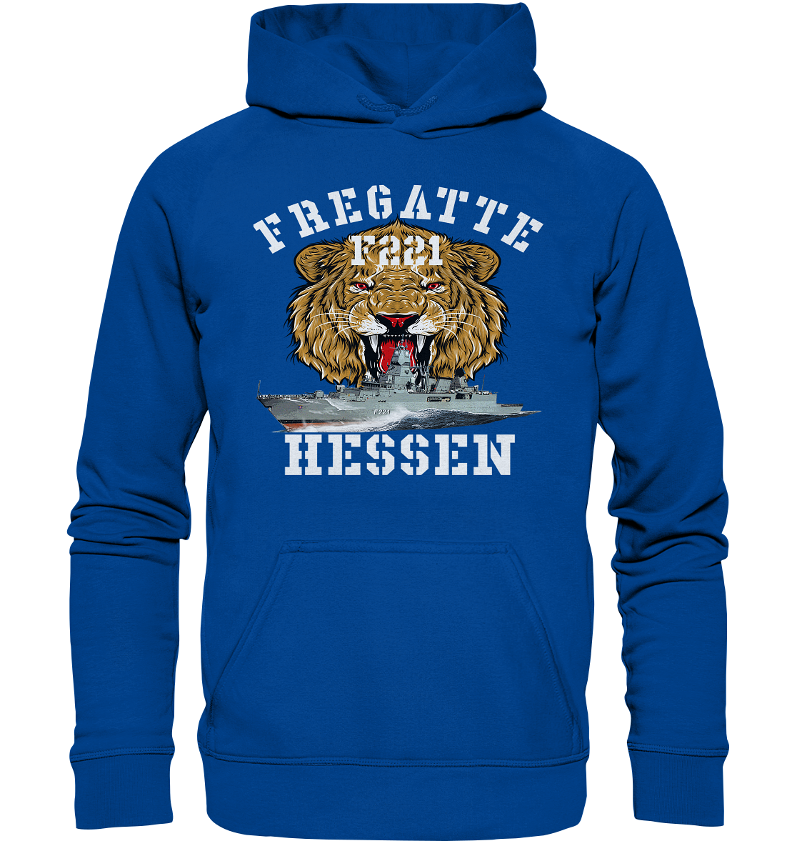 Fregatte F221 HESSEN Löwe - Basic Unisex Hoodie