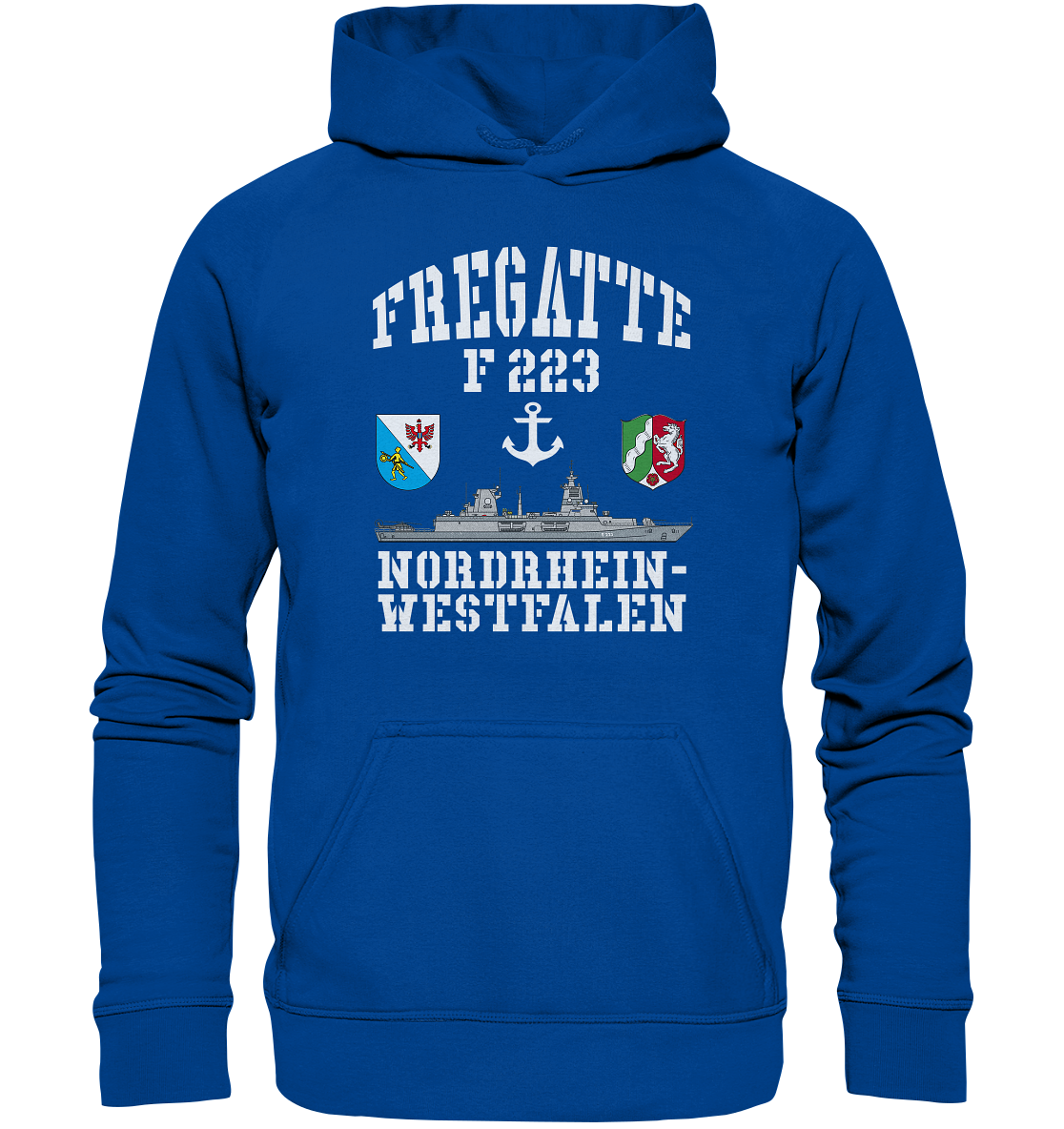 Fregatte F223 NORDRHEIN-WESTFALEN ANKER - Basic Unisex Hoodie