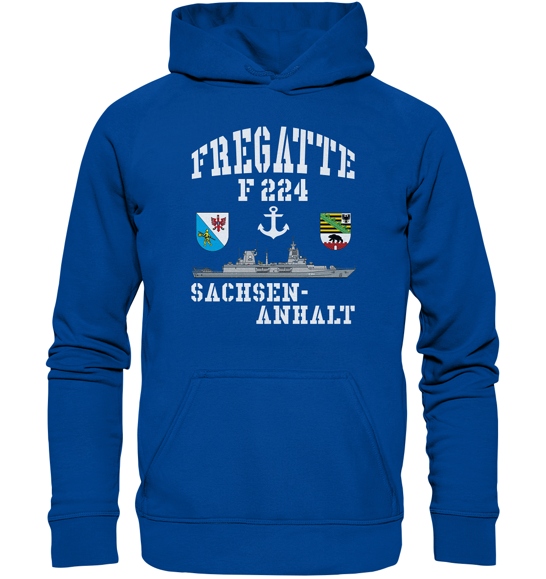 Fregatte F224 SACHSEN-ANHALT Anker - Basic Unisex Hoodie