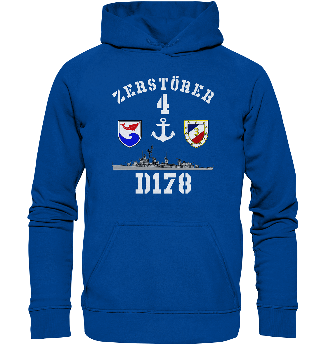 D178 ZERSTÖRER 4 Anker - Basic Unisex Hoodie