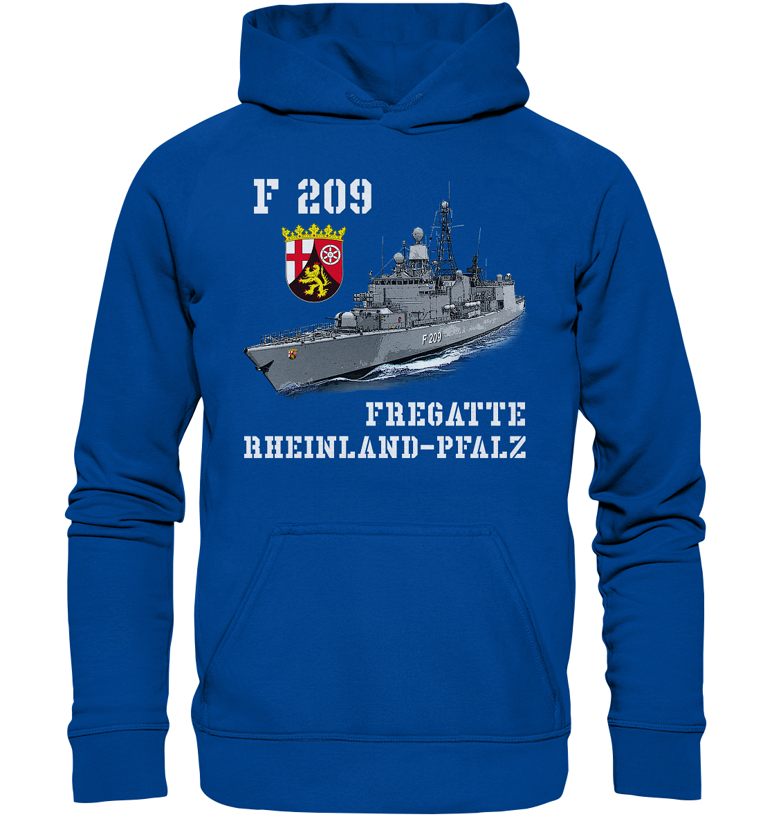 F209 Fregatte RHEINLAND-PFALZ - Basic Unisex Hoodie