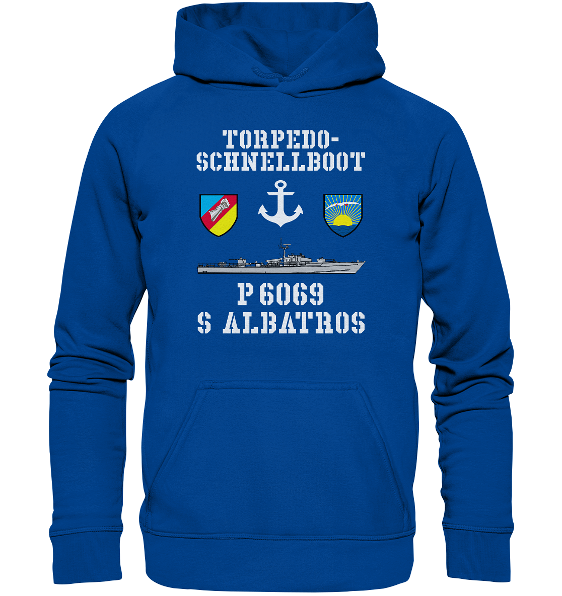 Torpedo-Schnellboot P6069 ALBATROS Anker - Basic Unisex Hoodie